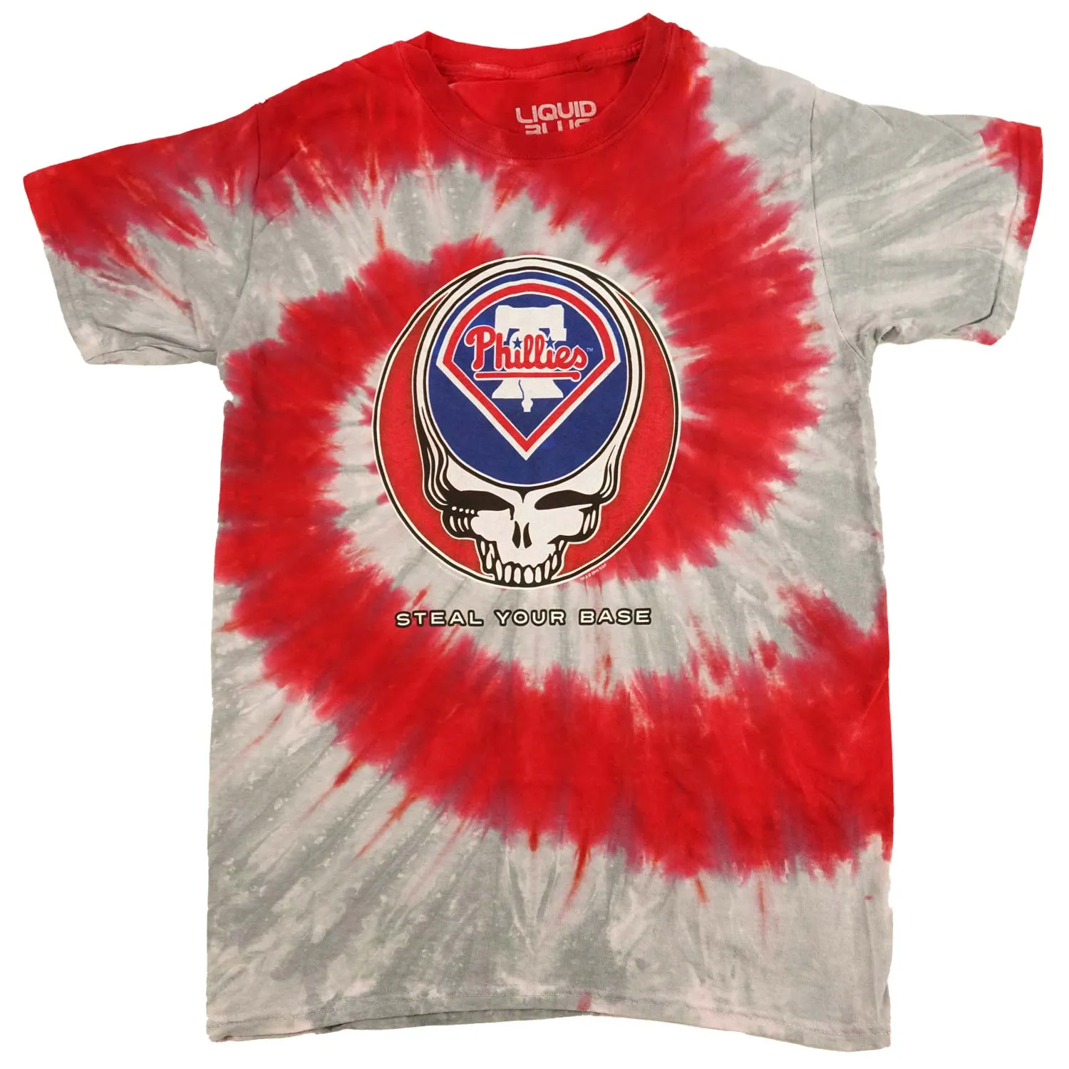 Philadelphia Phillies Steal Your Base Tie Dye T-shirt sold by Rockabilia