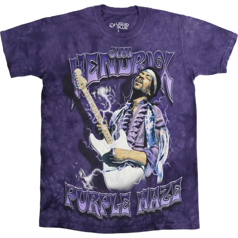 Purple Haze Tie Dye T-shirt sold by Rockabilia