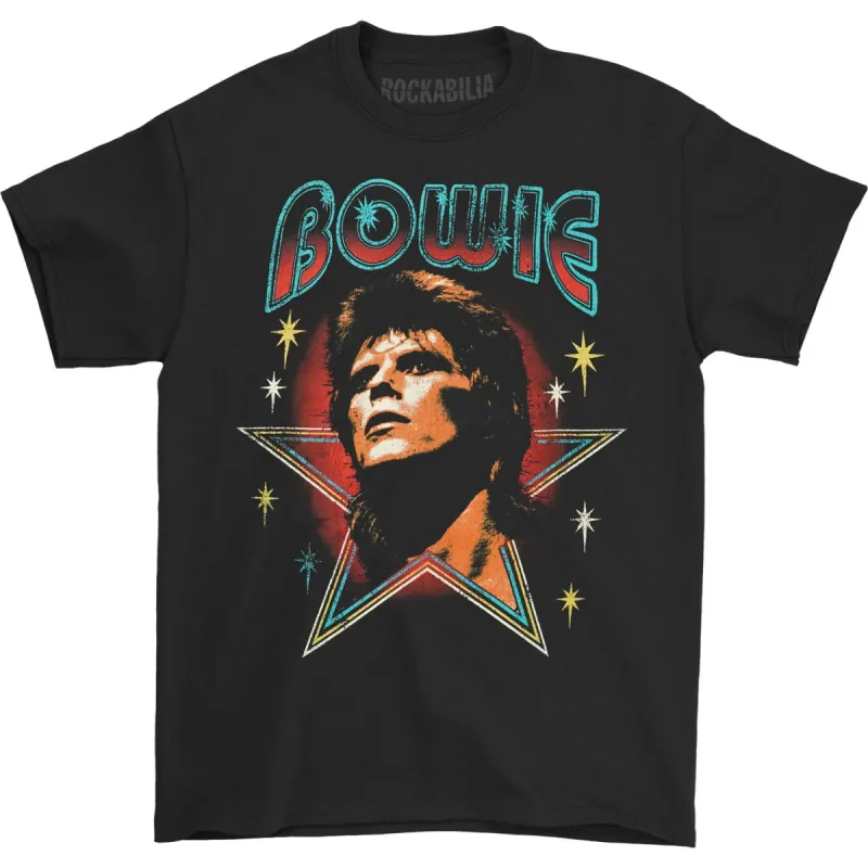 Bowie with Stars T-shirt sold by Rockabilia