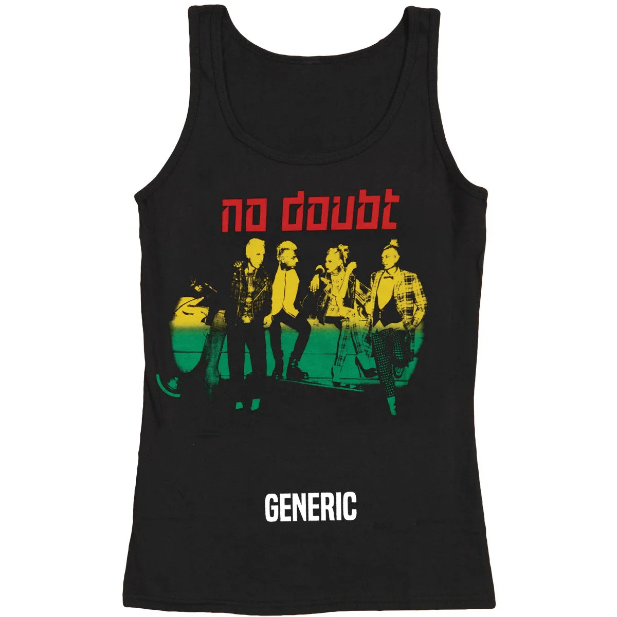 Rasta Pose Womens Tank sold by Rockabilia