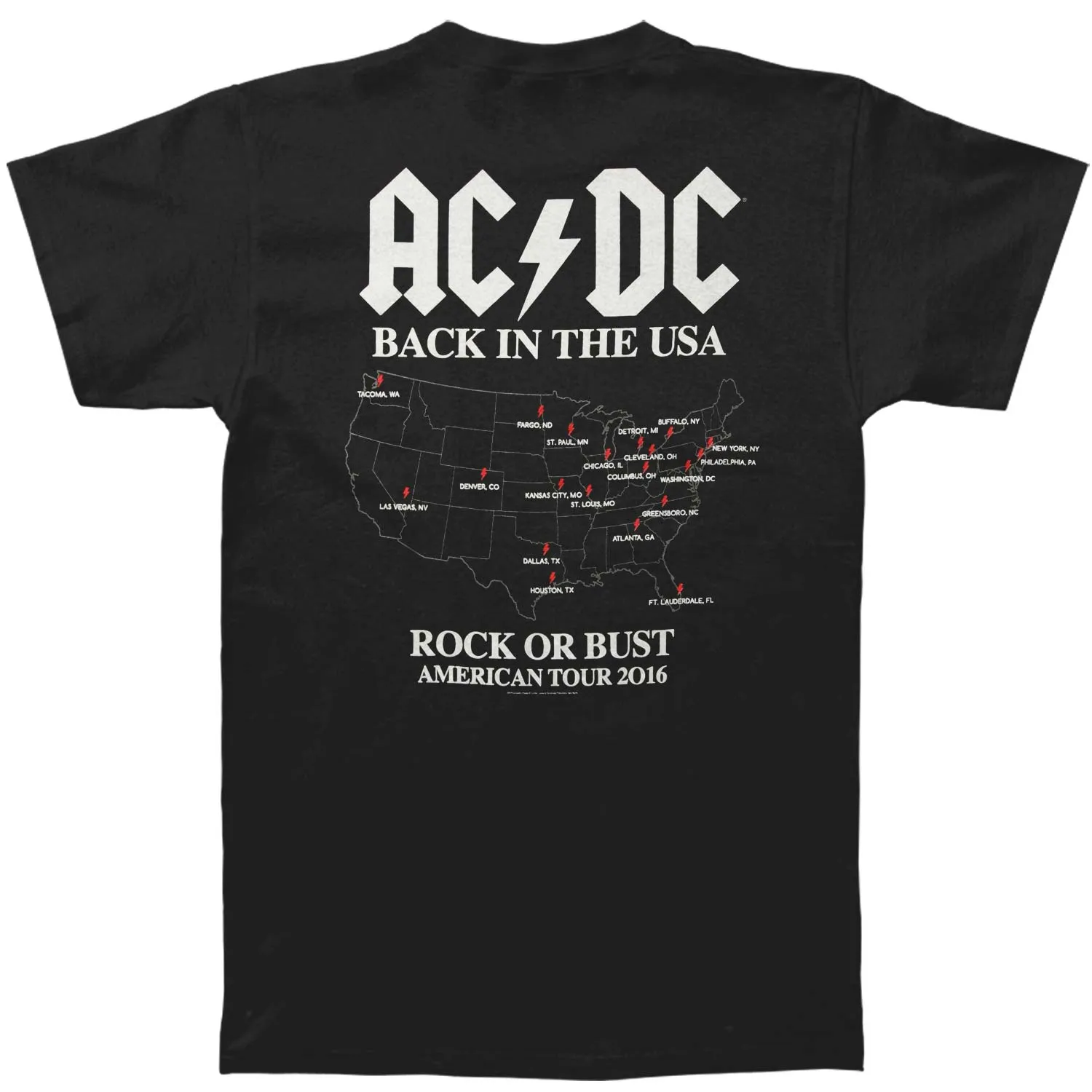 Back In N.A. 2016 Tour T-shirt sold by Rockabilia product image thumbnail 2