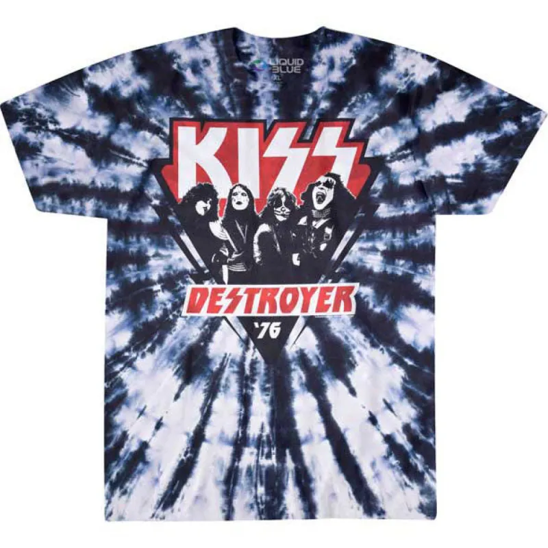 Destroyer '76 Tie Dye T-shirt sold by Rockabilia