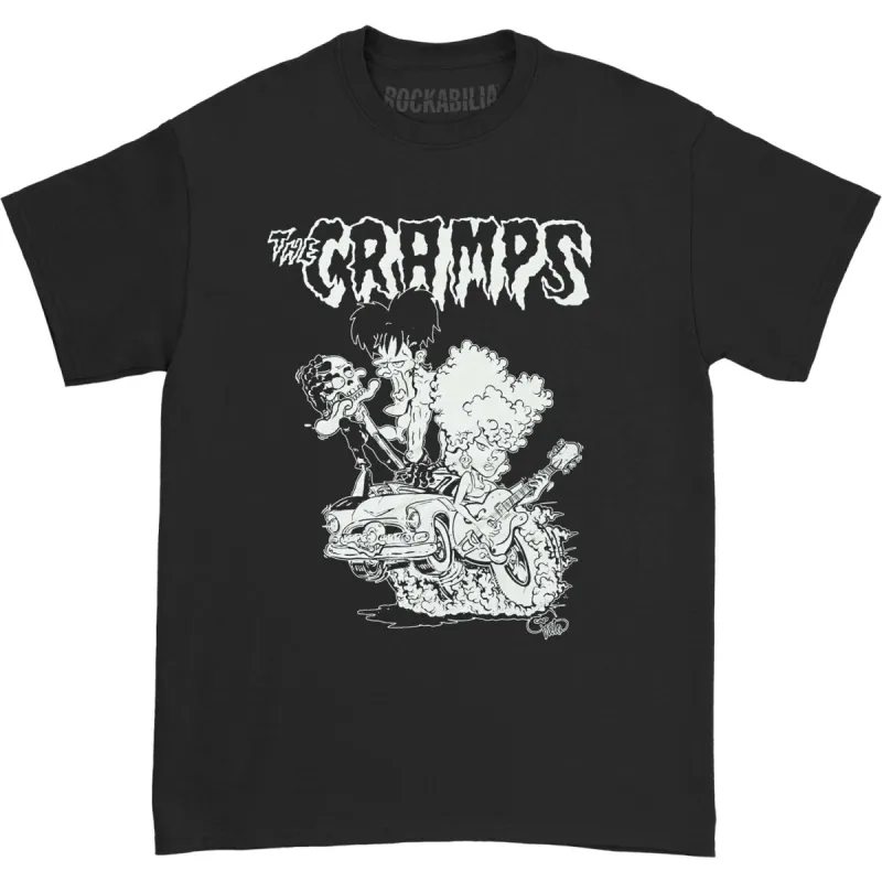 Hot Rod Cartoon Slim Fit T-shirt sold by Rockabilia