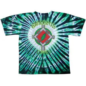 Celtic Shamrock Tie Dye T-shirt sold by Rockabilia product image thumbnail 2