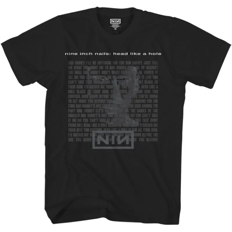 Head Like A Hole T-shirt made by Rockabilia