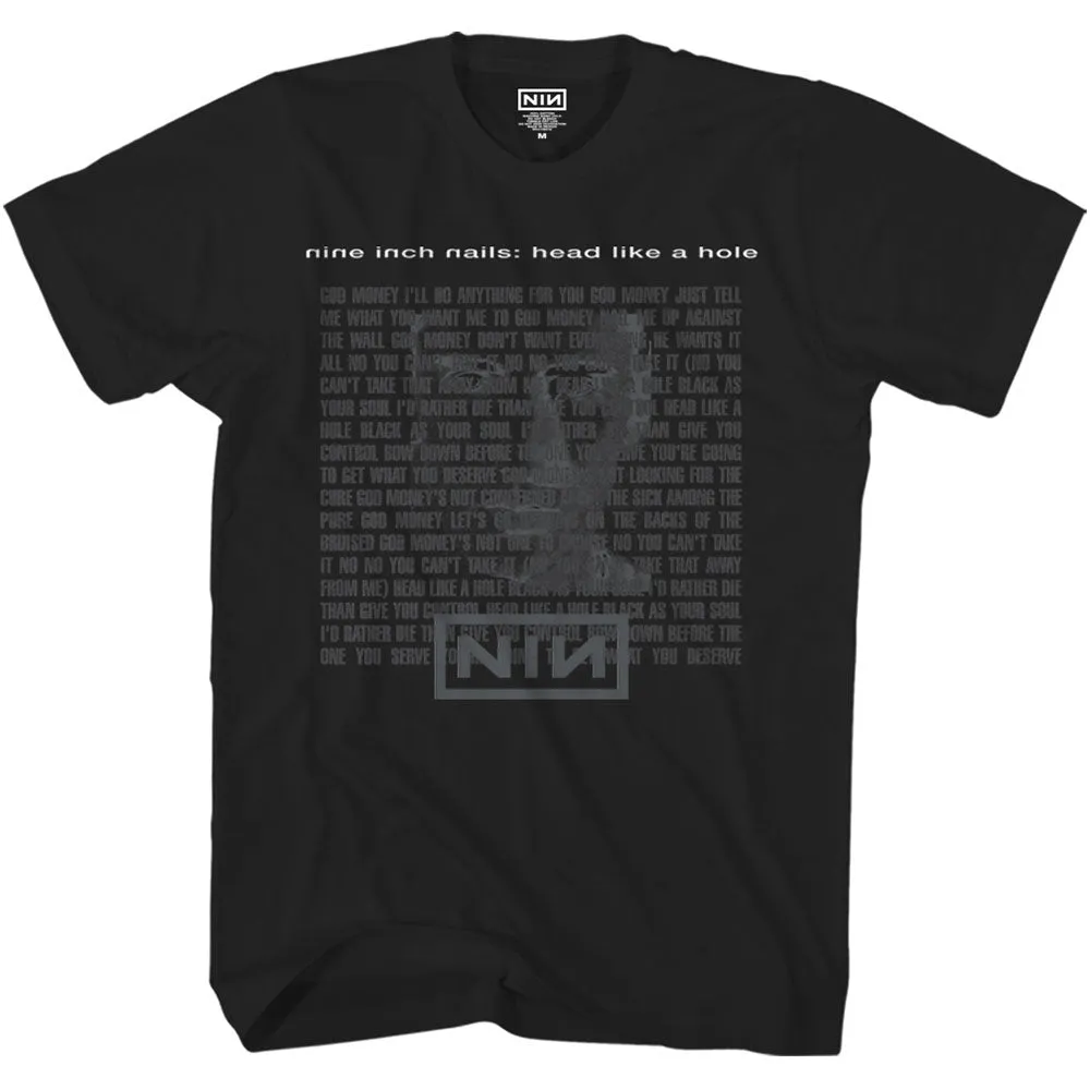 Head Like A Hole T-shirt sold by Rockabilia