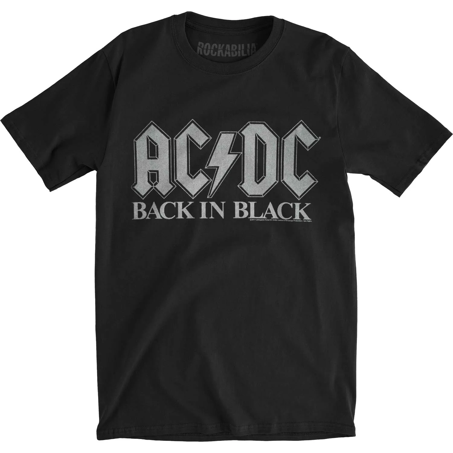 Black Slim Fit T-shirt sold by Rockabilia