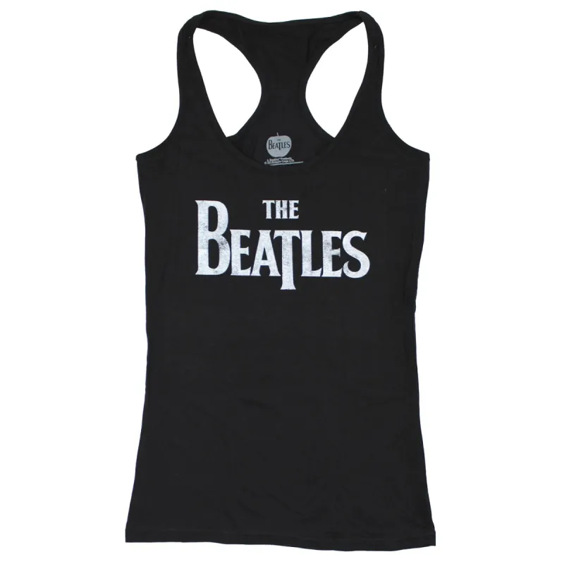 Distressed Logo Long Junior Tank Top Junior Top sold by Rockabilia