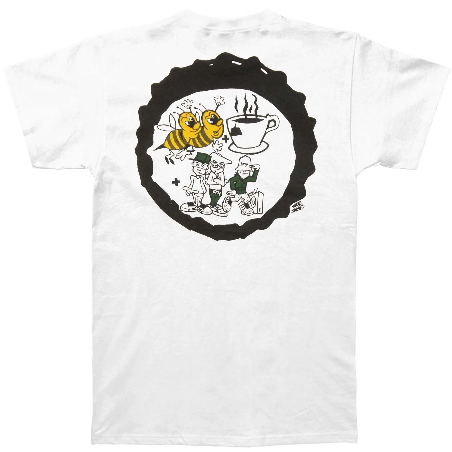 Bees Tea Tee T-shirt sold by Rockabilia product image thumbnail 2