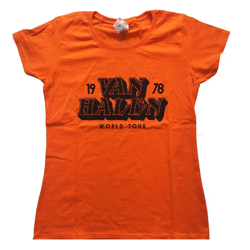 World Tour '78 Ladies Tee Junior Top sold by Rockabilia