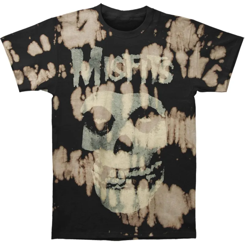 Classic Fiend Skull Bleach Spots Mens T-shirt sold by Rockabilia
