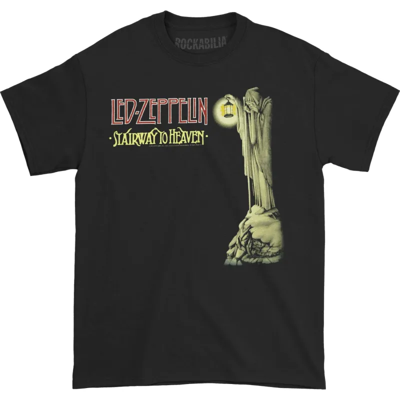 Stairway With Lyrics On Back Tee T-shirt sold by Rockabilia