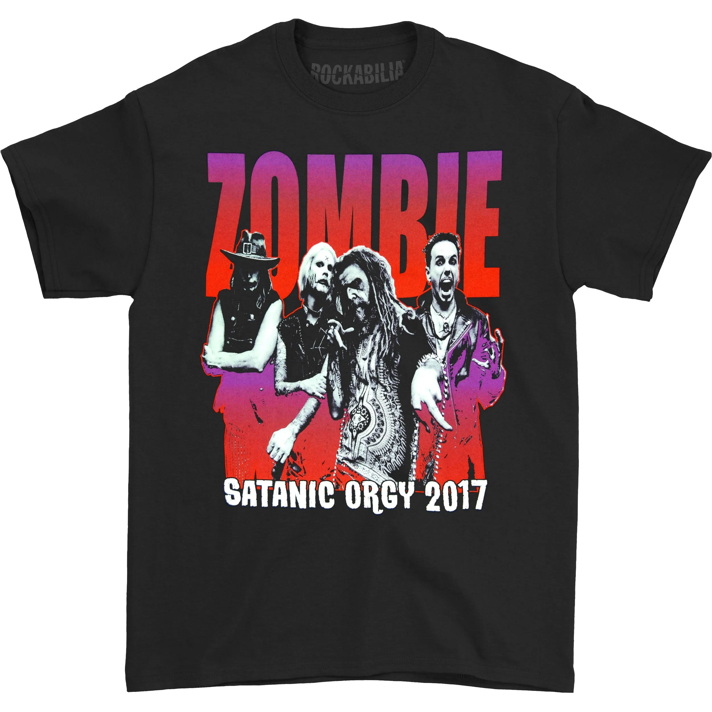 Satanic Orgy 2017 Fall Tour Tee T-shirt sold by Rockabilia