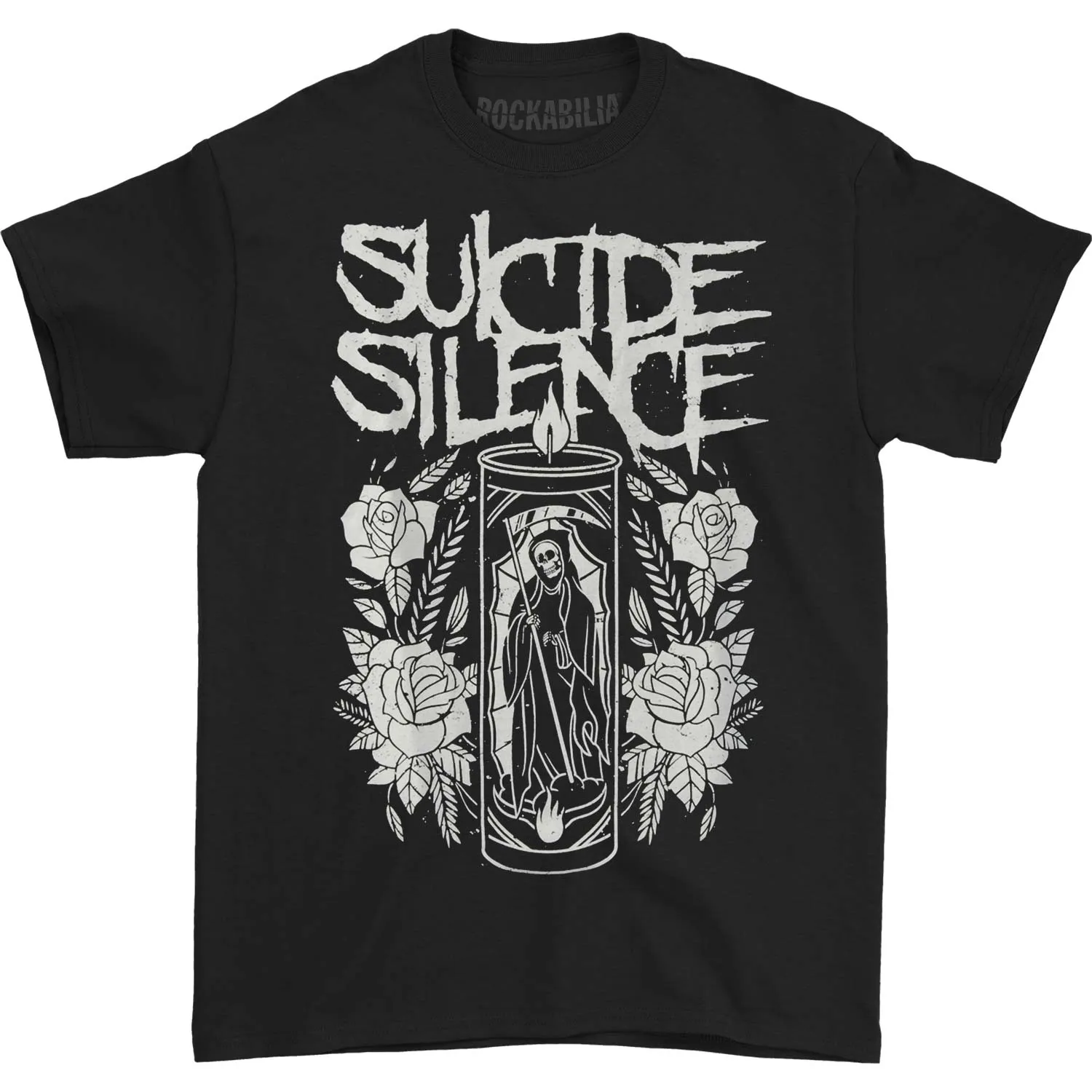 Candle Slim Fit T-shirt sold by Rockabilia
