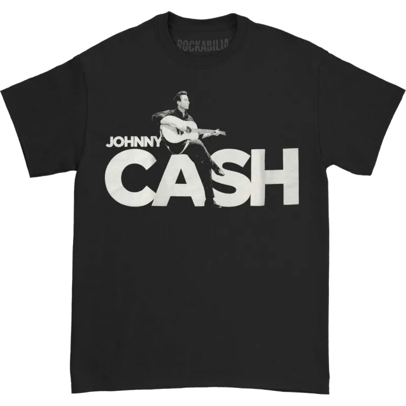Sitting on CASH T-shirt sold by Rockabilia