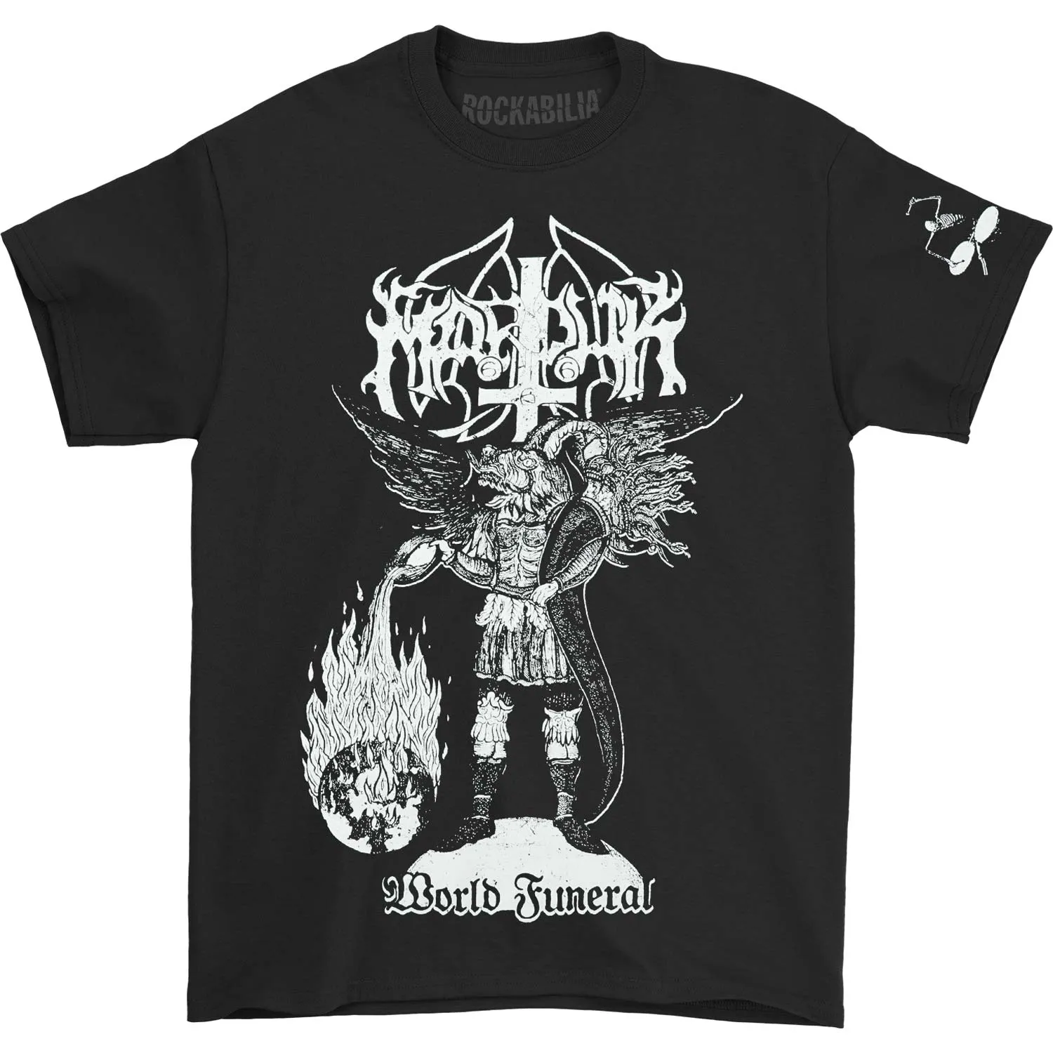 World Funeral T-shirt sold by Rockabilia