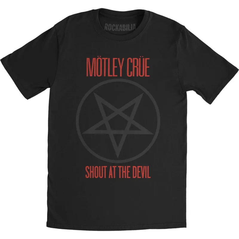 Shout At The Devil Slim Fit T-shirt sold by Rockabilia