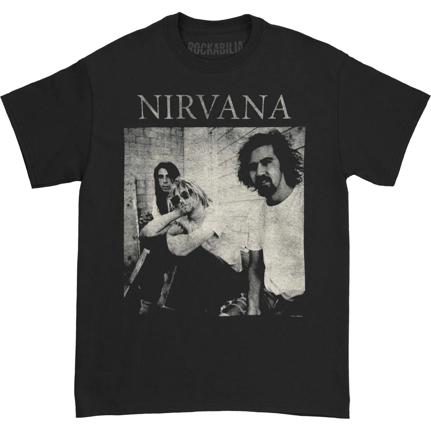 B&W Sitting Photo T-shirt sold by Rockabilia