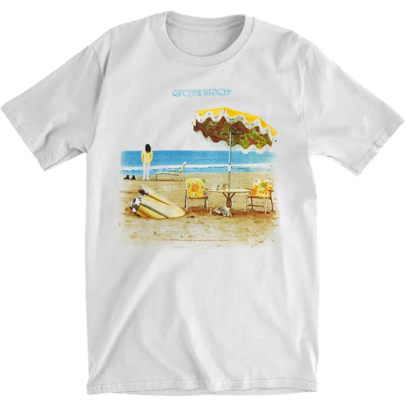 On The Beach Organic Slim Fit T-shirt sold by Rockabilia