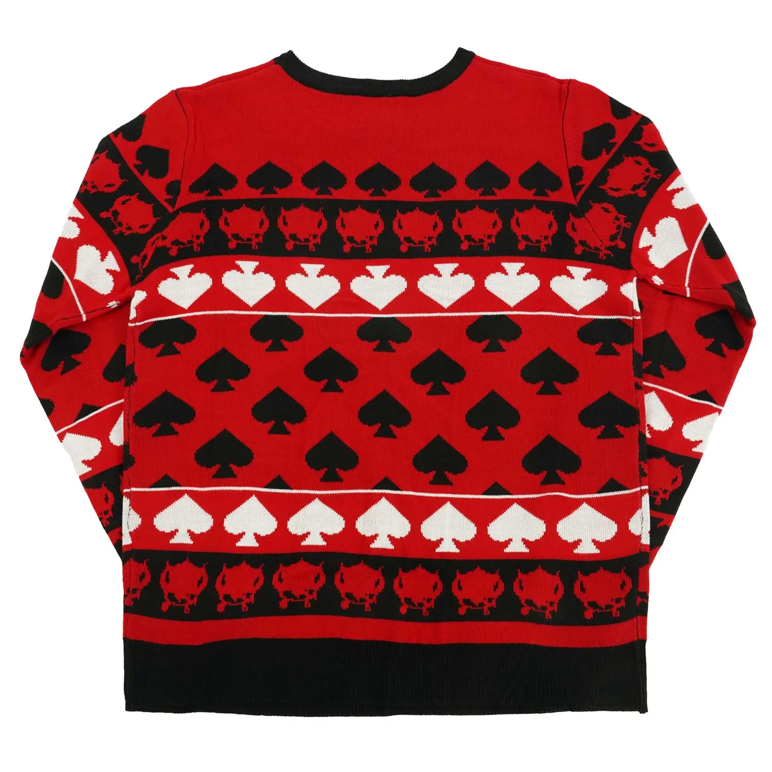 Ace of Spades Christmas Sweater Sweatshirt sold by Rockabilia product image thumbnail 2