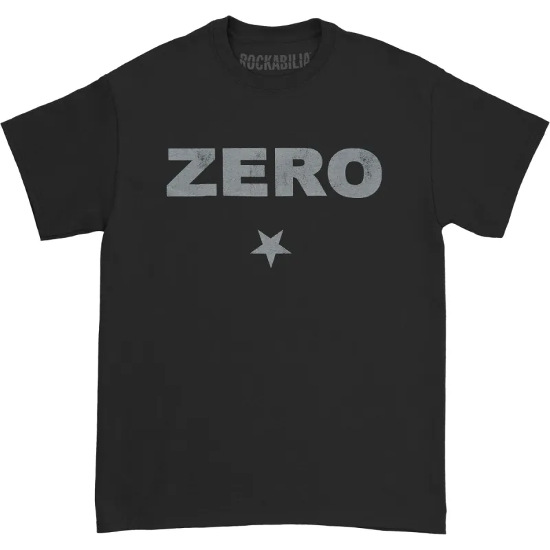 Zero Distressed Slim Fit T-shirt made by Rockabilia