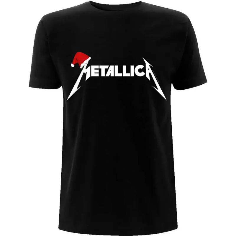 Santa Hat Logo T-shirt sold by Rockabilia
