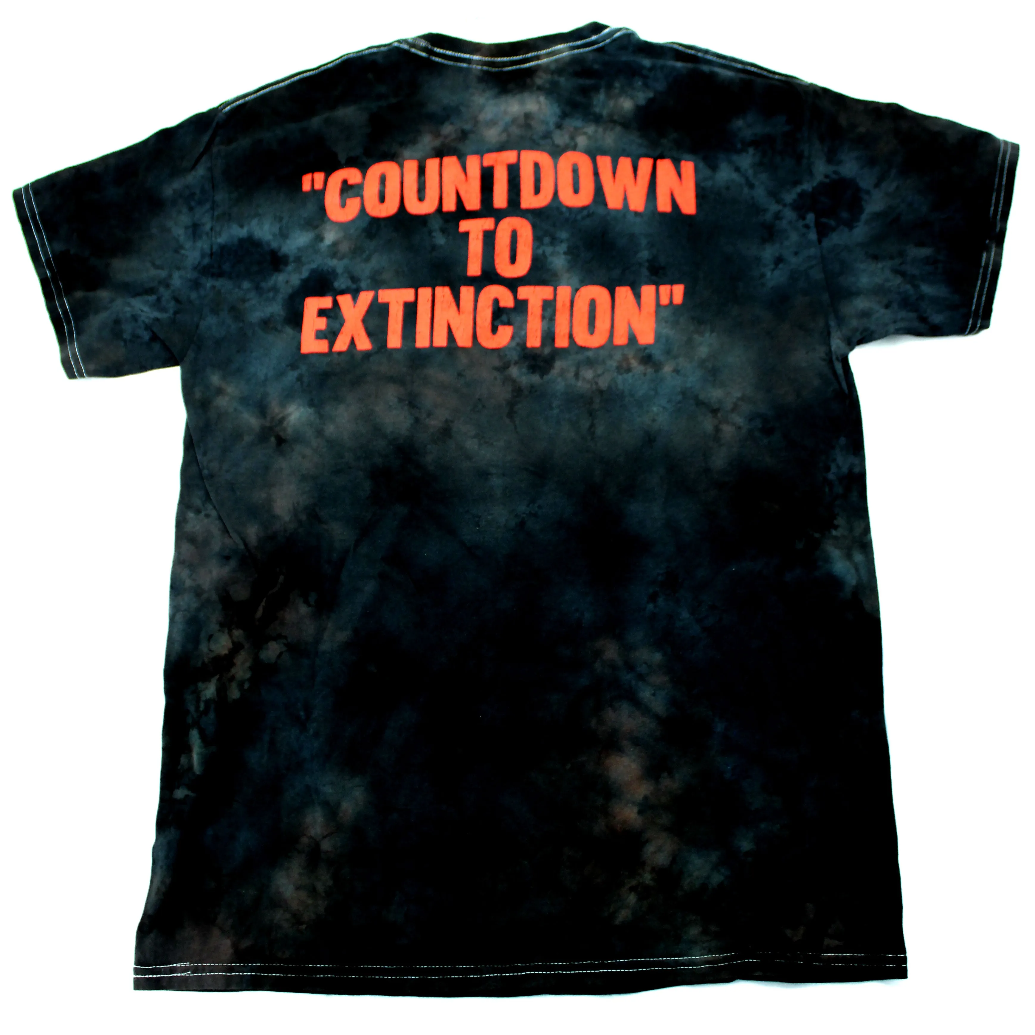 Countdown To Extinction Tie Dye T-shirt sold by Rockabilia product image thumbnail 2