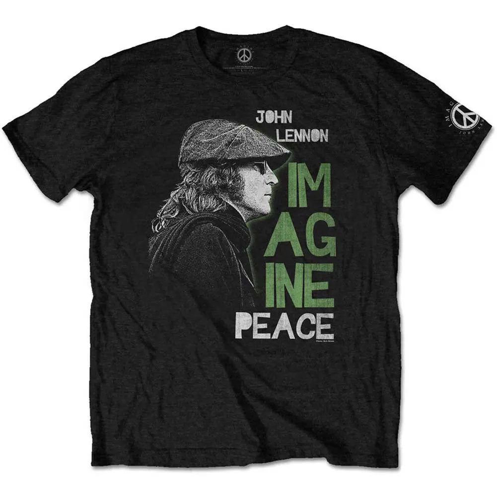 Imagine Peace Slim Fit T-shirt sold by Rockabilia