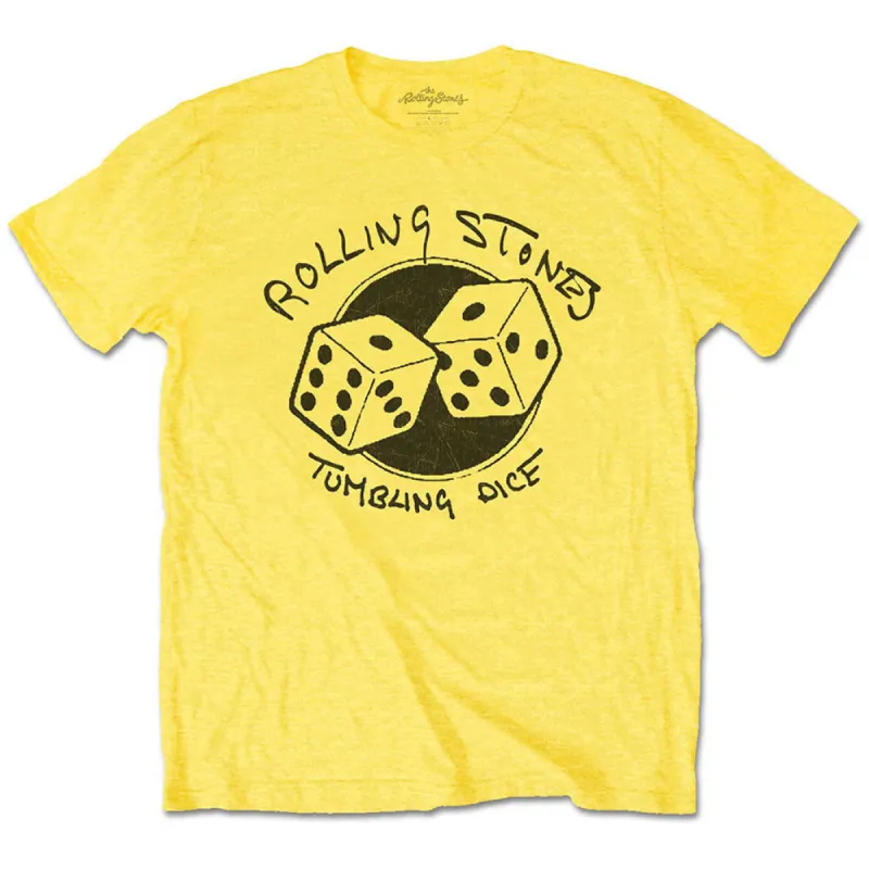 Tumbling Dice Slim Fit T-shirt sold by Rockabilia