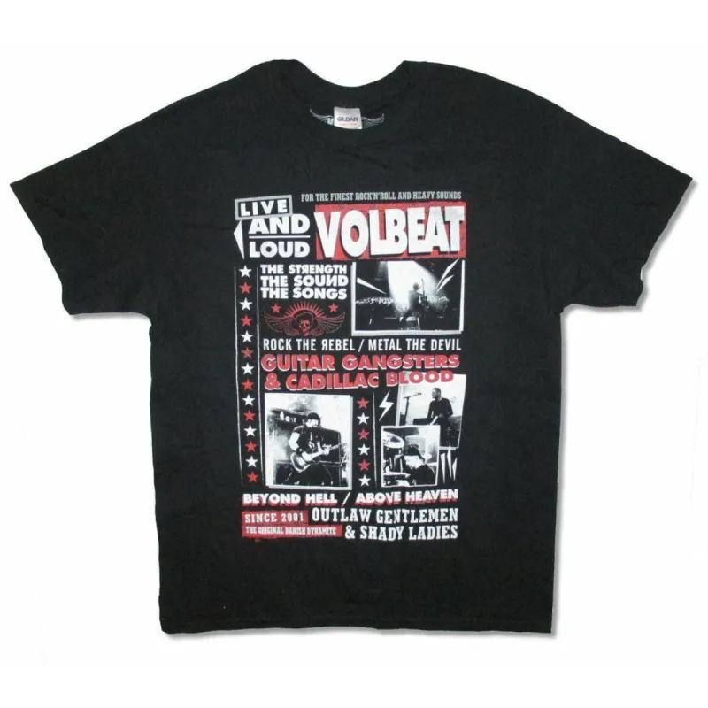 Discography Album Titles Collage T-shirt sold by Rockabilia