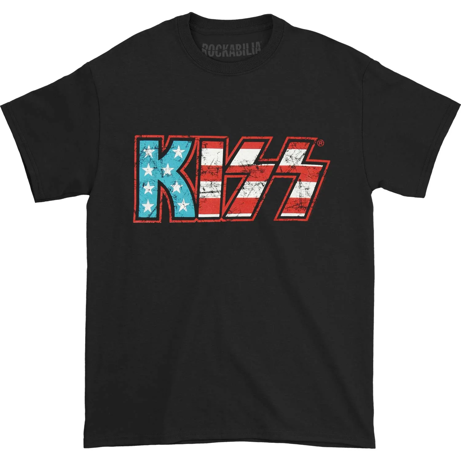 Distressed Americana Logo T-shirt sold by Rockabilia