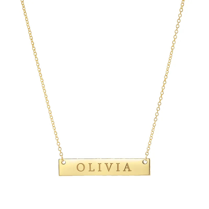 ID Nameplate Necklace sold by Baby Gold