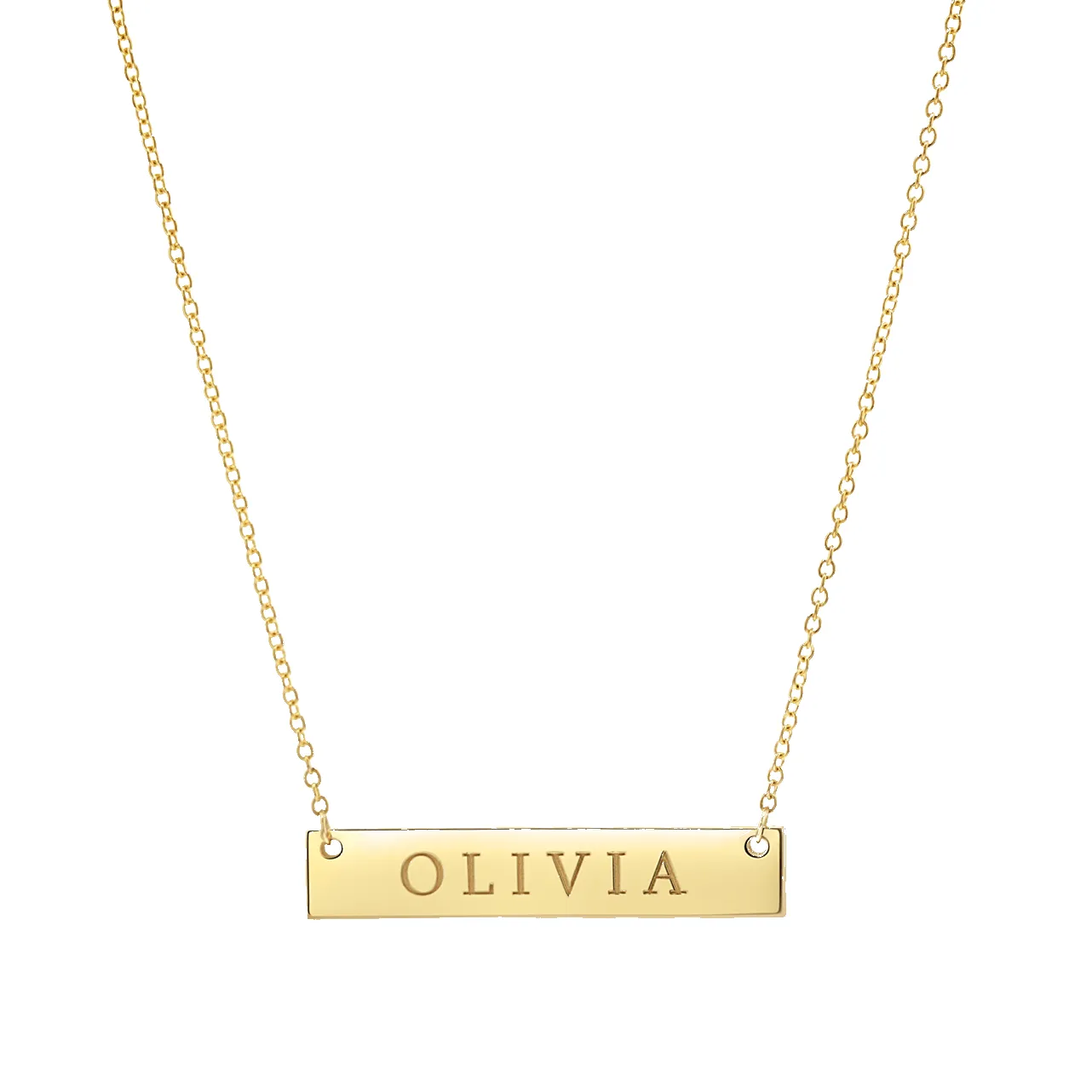 ID Nameplate Necklace sold by Baby Gold