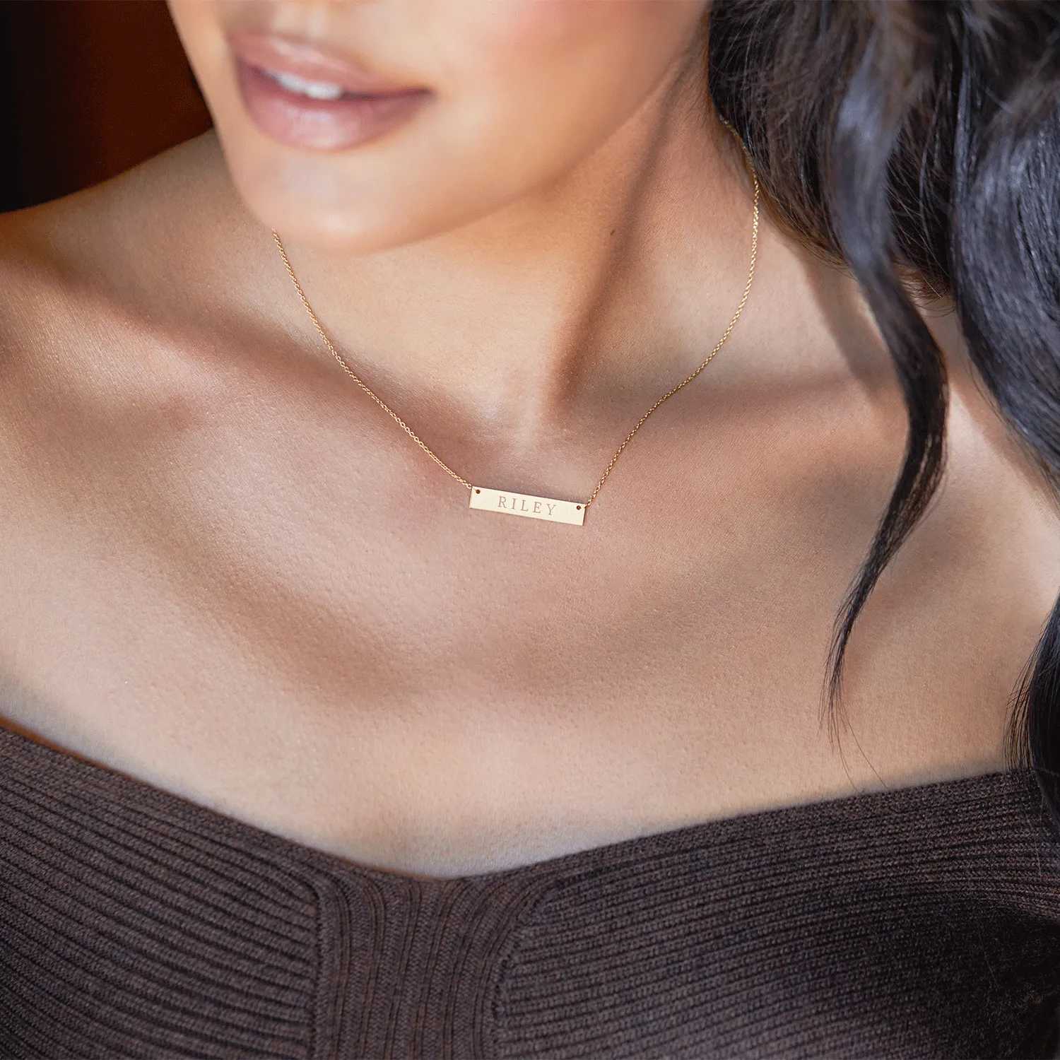 ID Nameplate Necklace sold by Baby Gold product image thumbnail 4