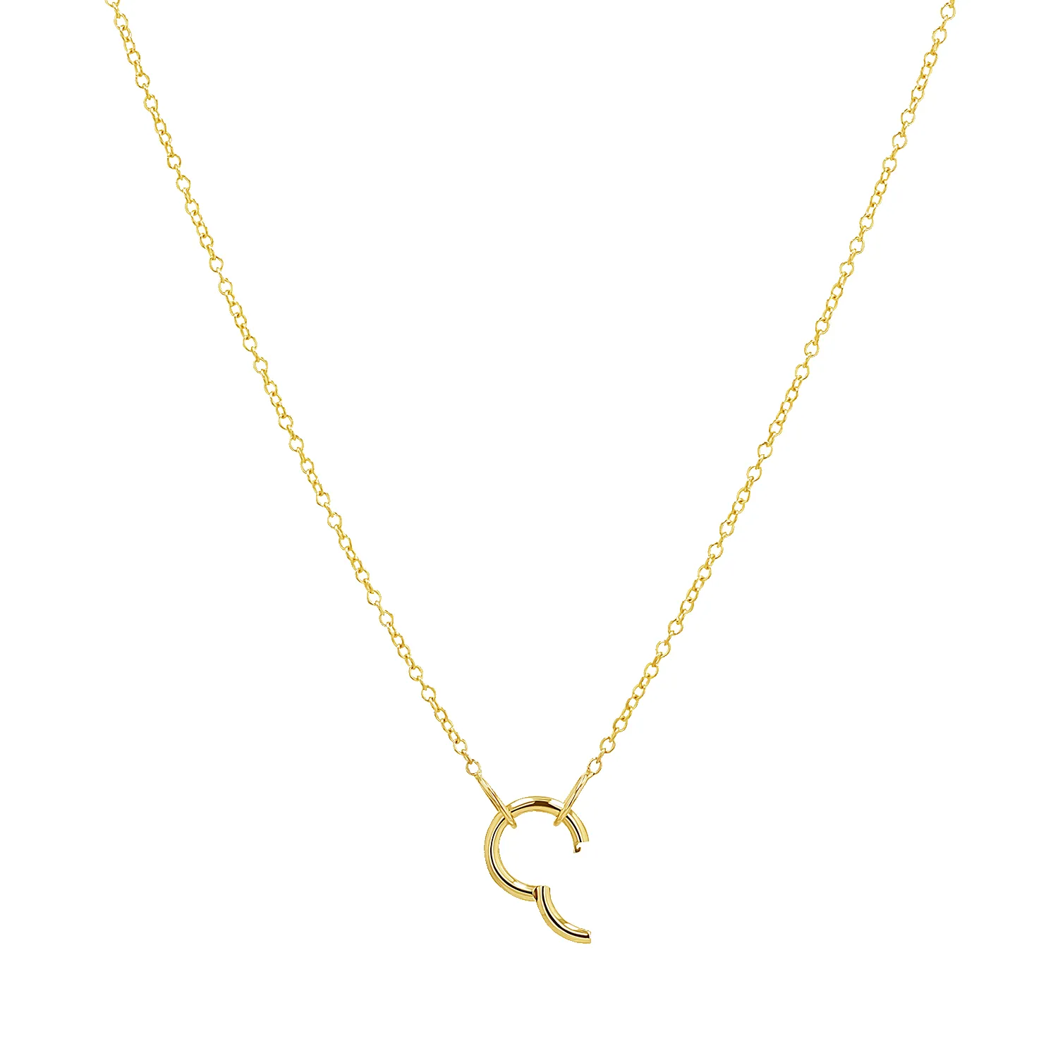 Connector Cable Chain Necklace sold by Baby Gold product image thumbnail 4