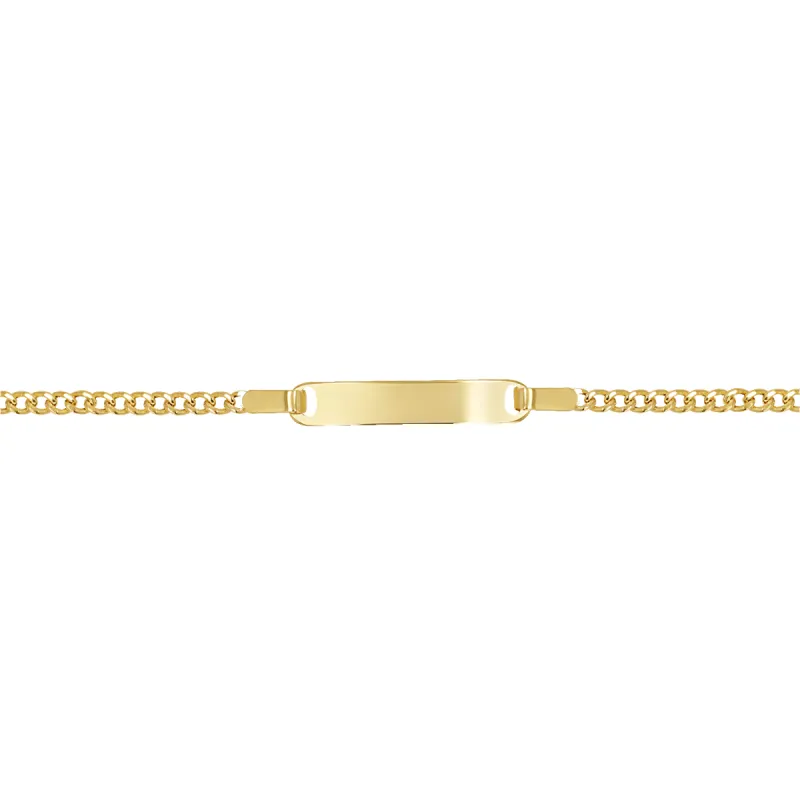 Curb ID Bracelet sold by Baby Gold