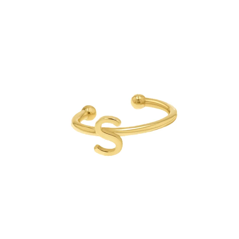 Initial Ear Cuff sold by Baby Gold