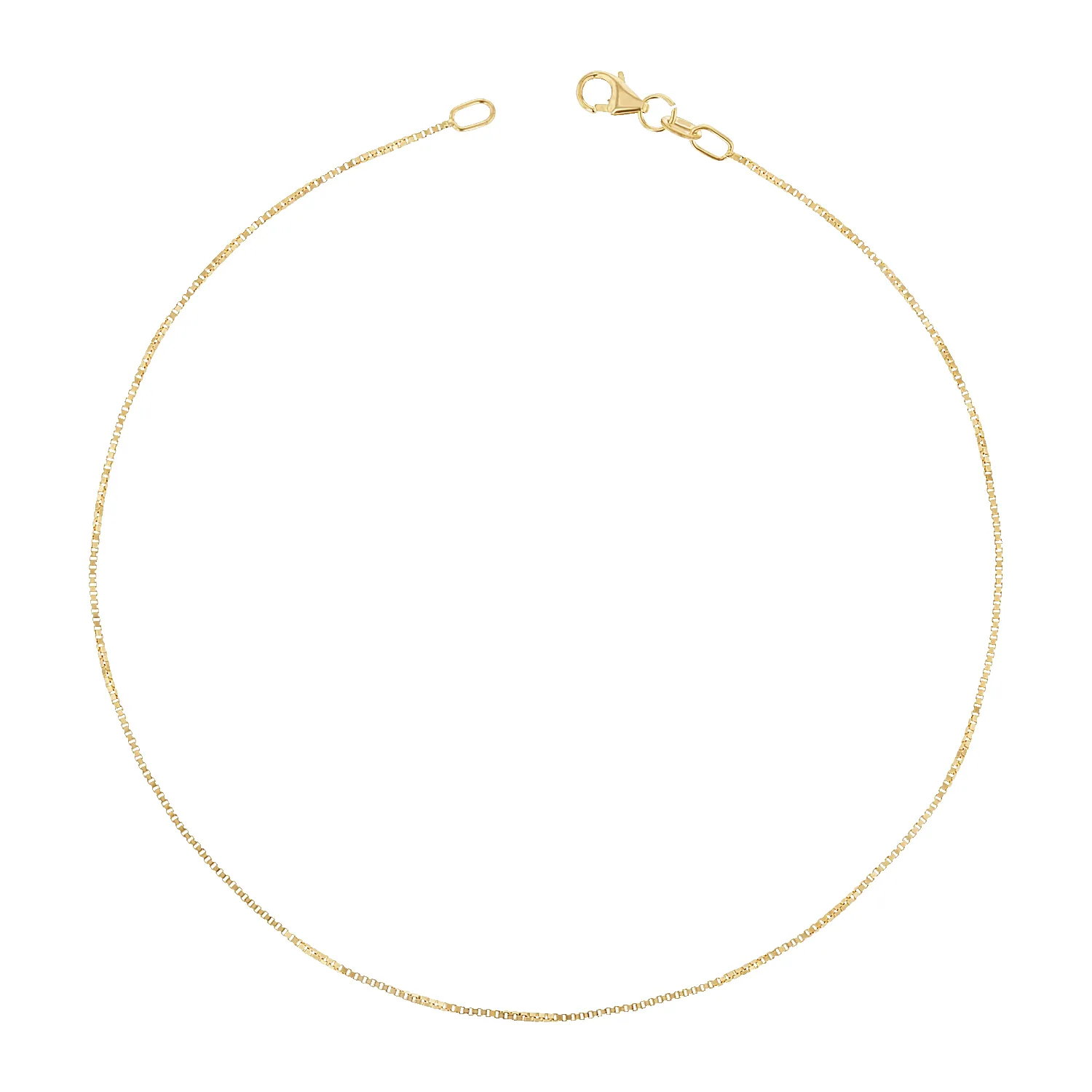 Box Chain Anklet sold by Baby Gold