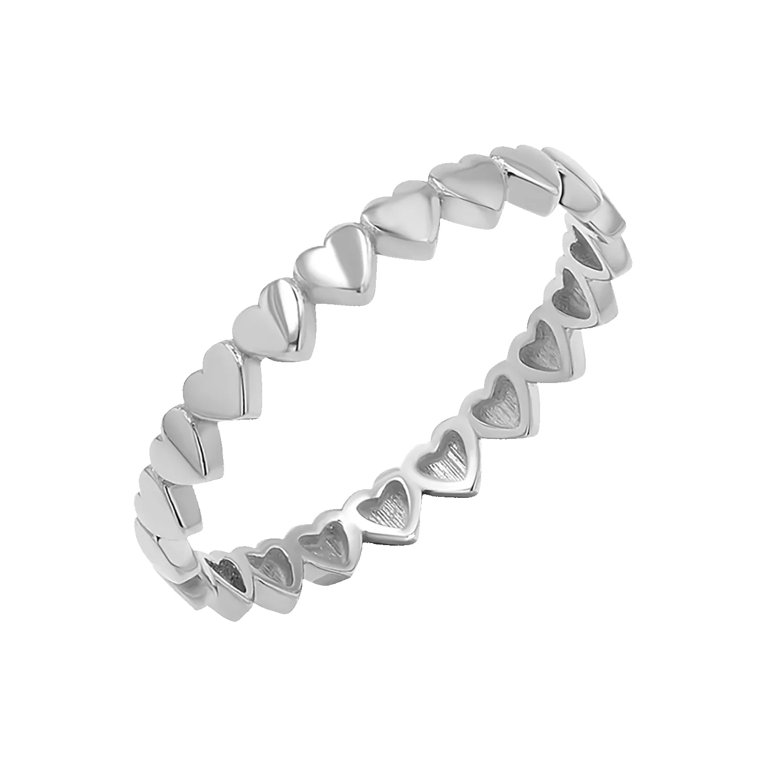 Heart Eternity Ring sold by Baby Gold product image thumbnail 2