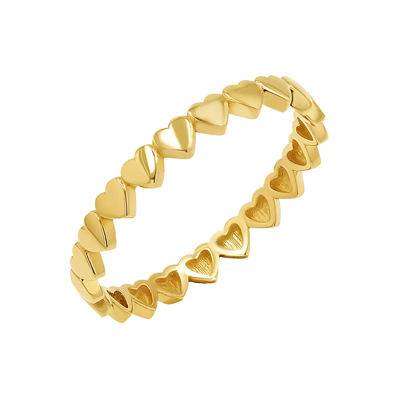 Heart Eternity Ring sold by Baby Gold