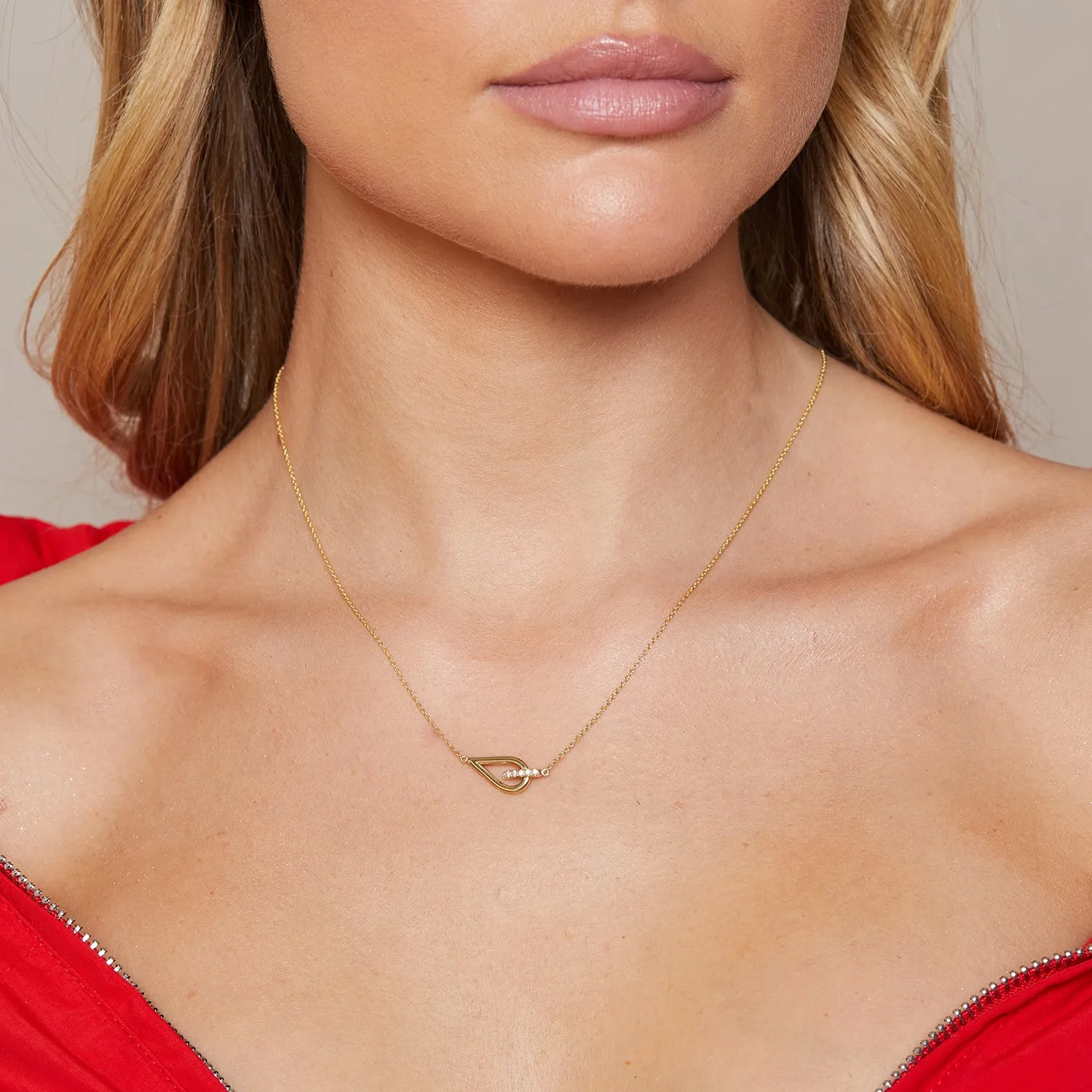 Anchor Knot Necklace sold by Baby Gold product image thumbnail 4