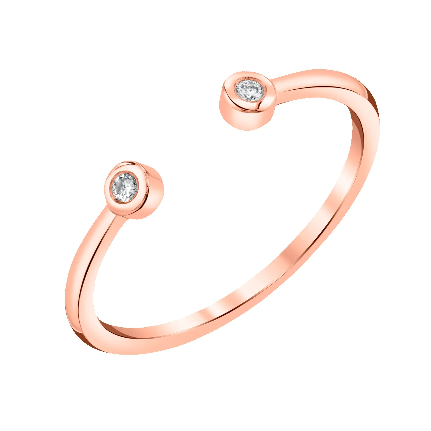 Open Diamond Ring sold by Baby Gold product image thumbnail 3