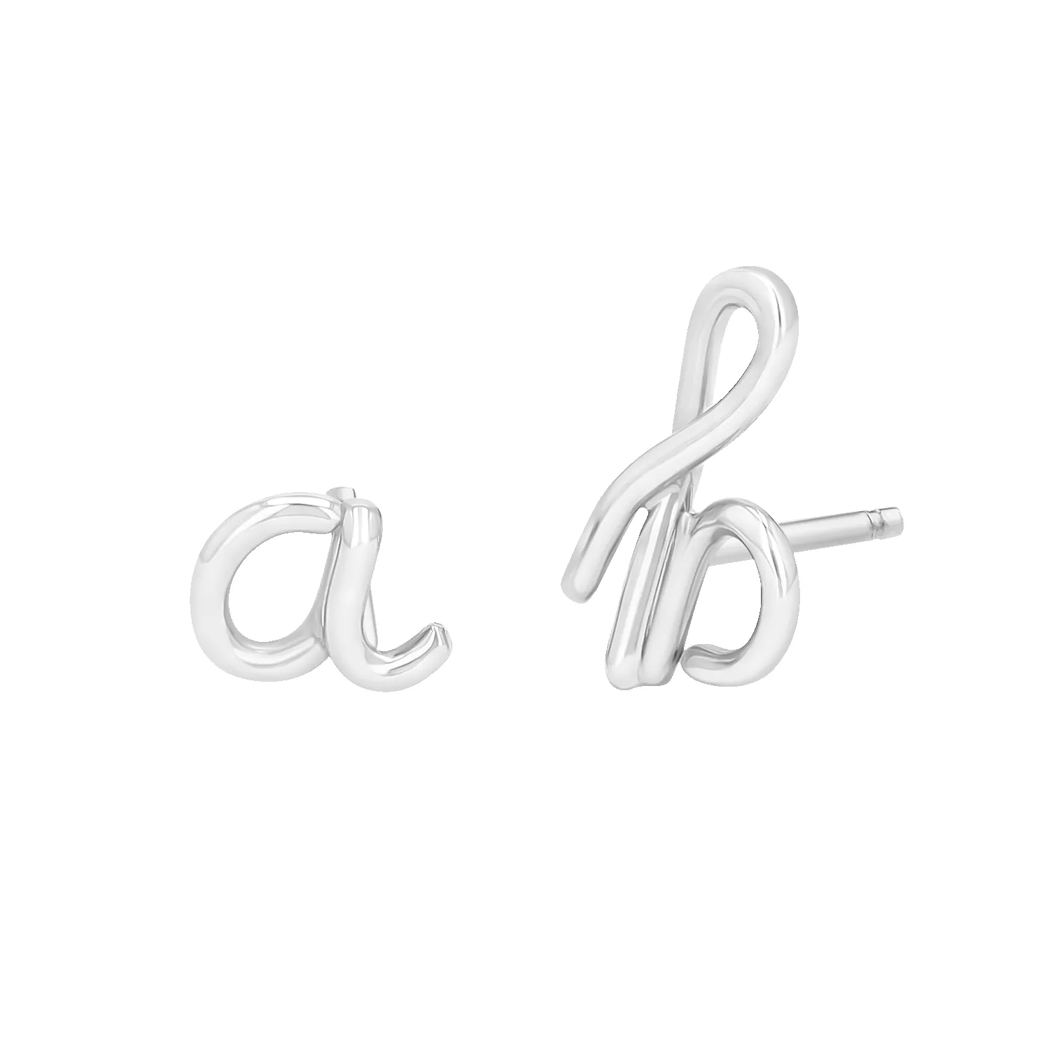 Mini Letter Earrings sold by Baby Gold product image thumbnail 2