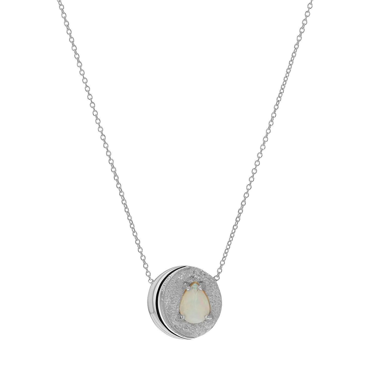 Opal Moon Necklace sold by Baby Gold product image thumbnail 2