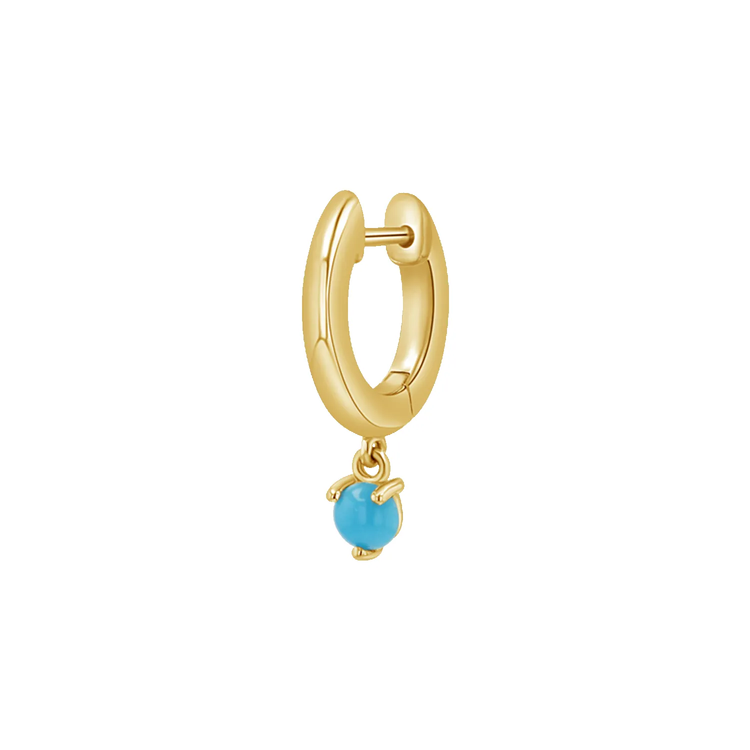 Turquoise Charm Drop Huggies sold by Baby Gold product image thumbnail 4