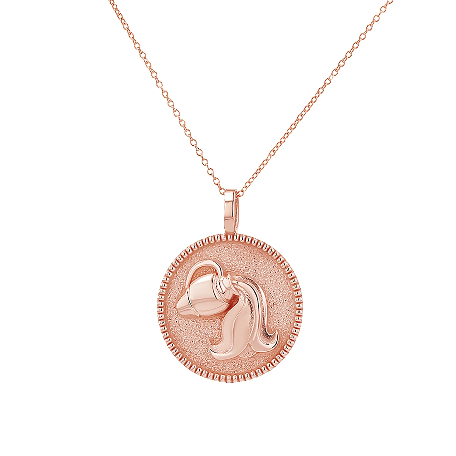 Zodiac Coin Medallion Necklace sold by Baby Gold product image thumbnail 3