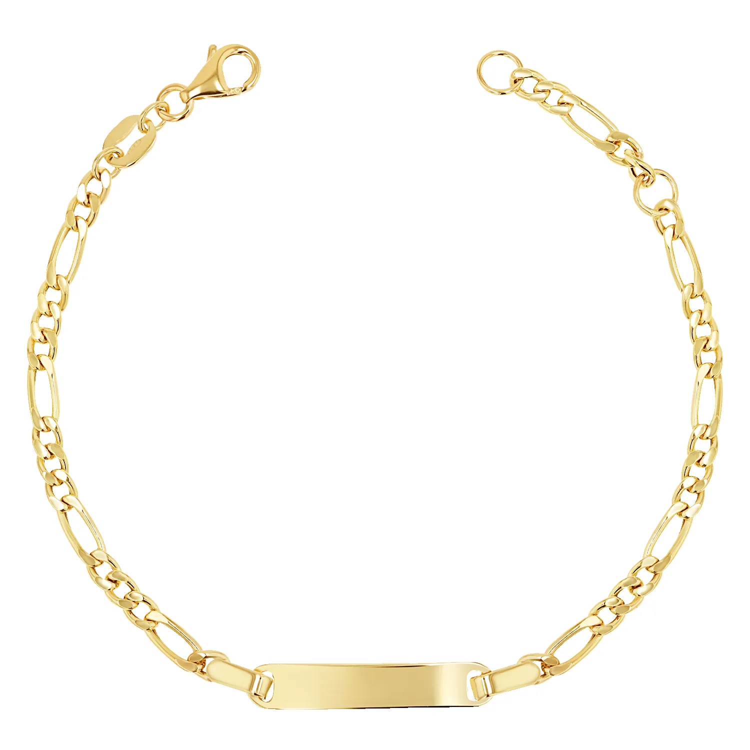 Figaro ID Bracelet sold by Baby Gold product image thumbnail 2