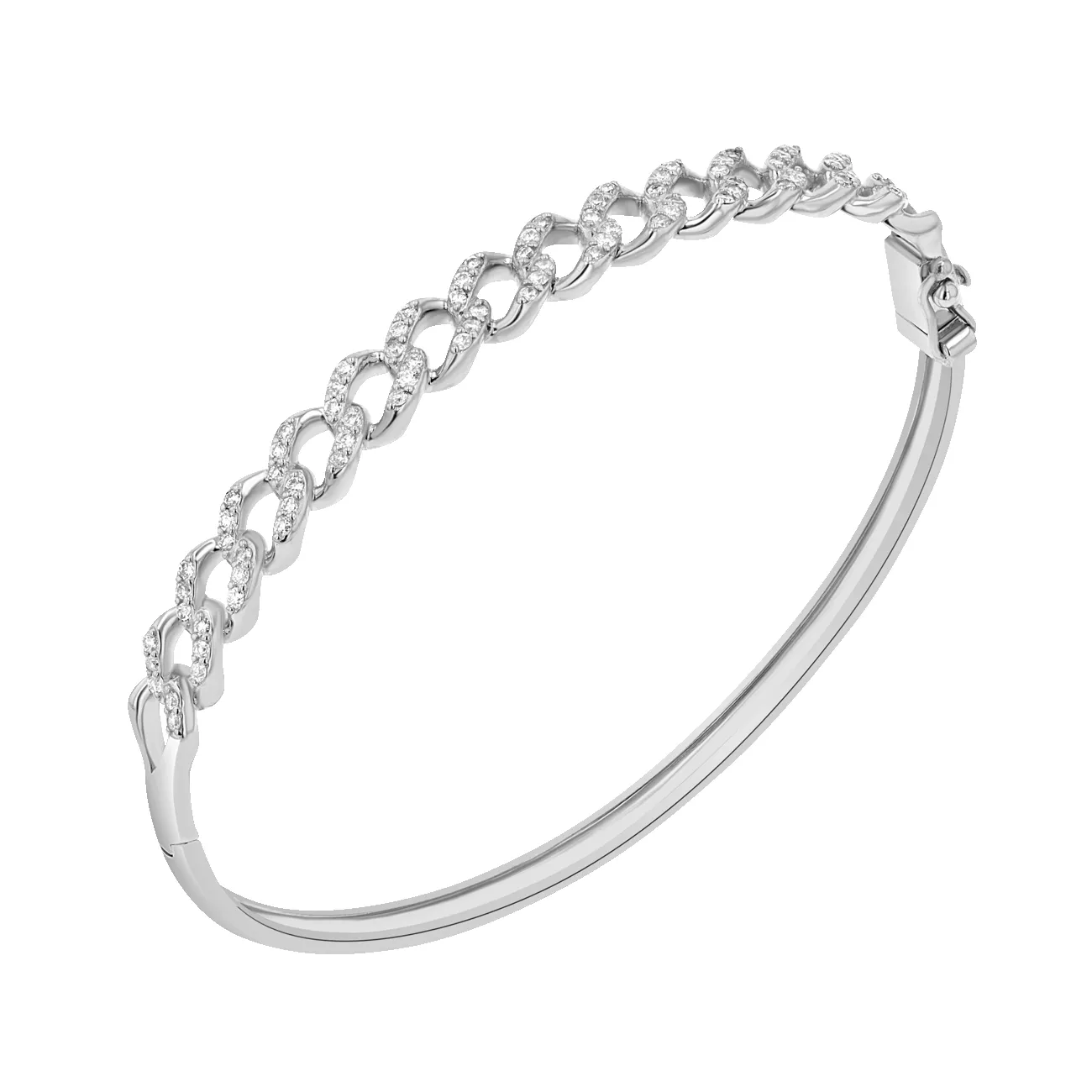 Diamond Pave Cuban Bracelet sold by Baby Gold product image thumbnail 2