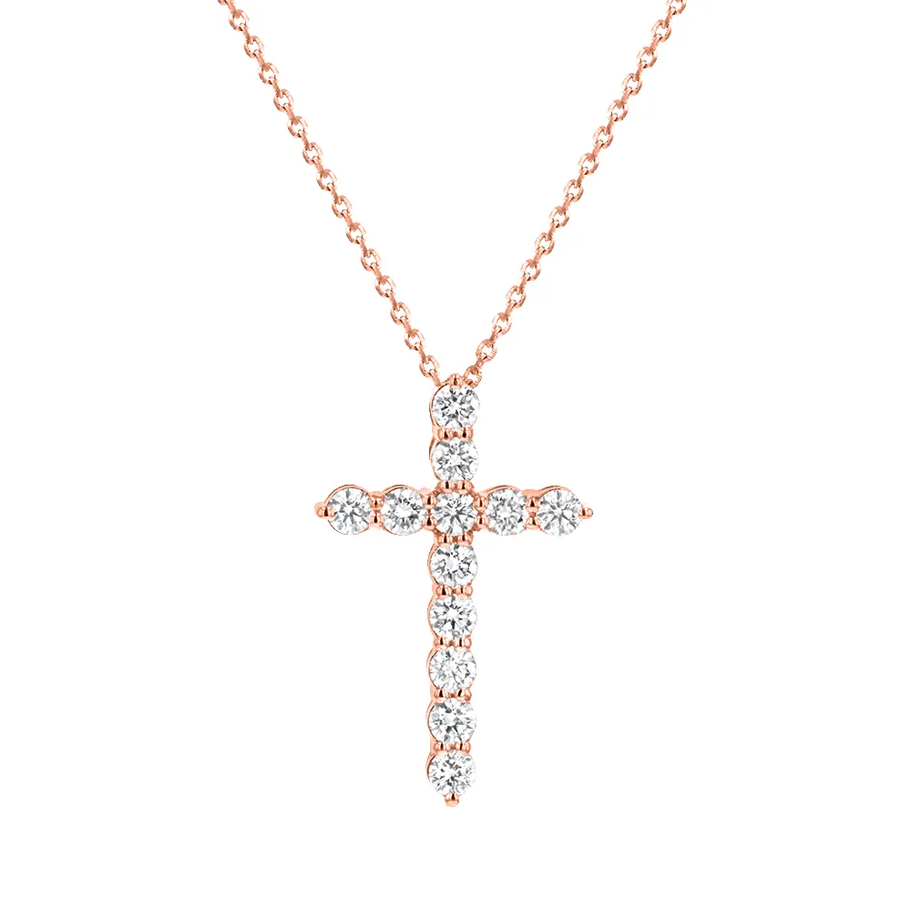 Diamond Cross Necklace sold by Baby Gold product image thumbnail 3