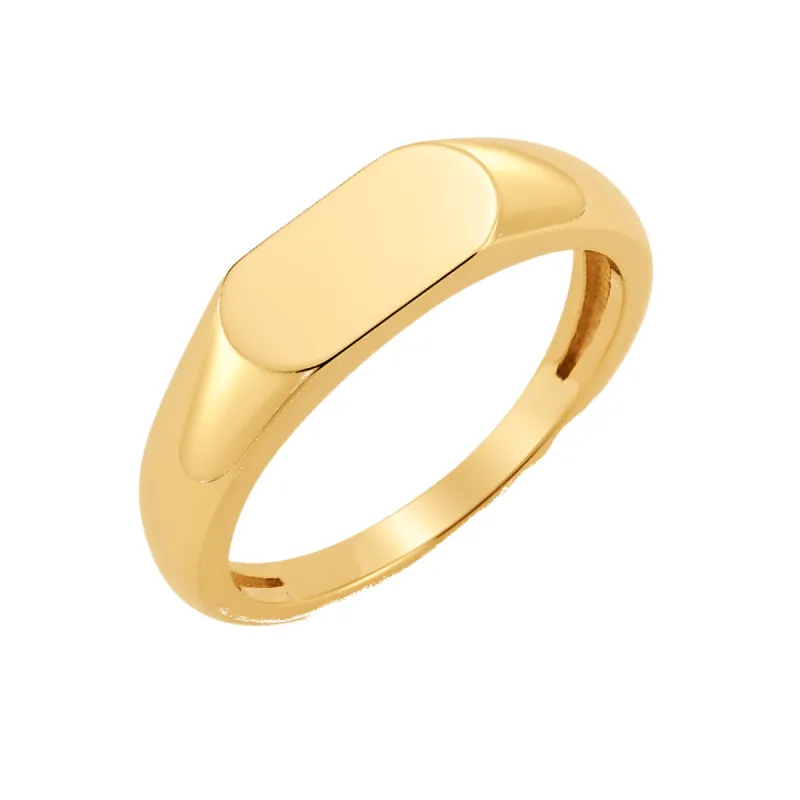 Oval Signet Ring sold by Baby Gold